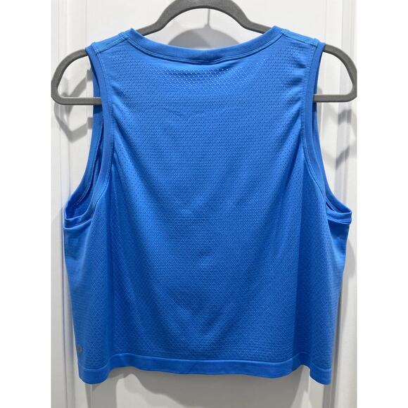 Lululemon Breeze By Muscle Crop Tank in Brisk Blue Sz 10 / 12 - Picture 6 of 8